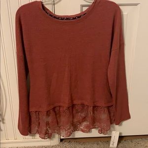 Rust Maison Jules sweater